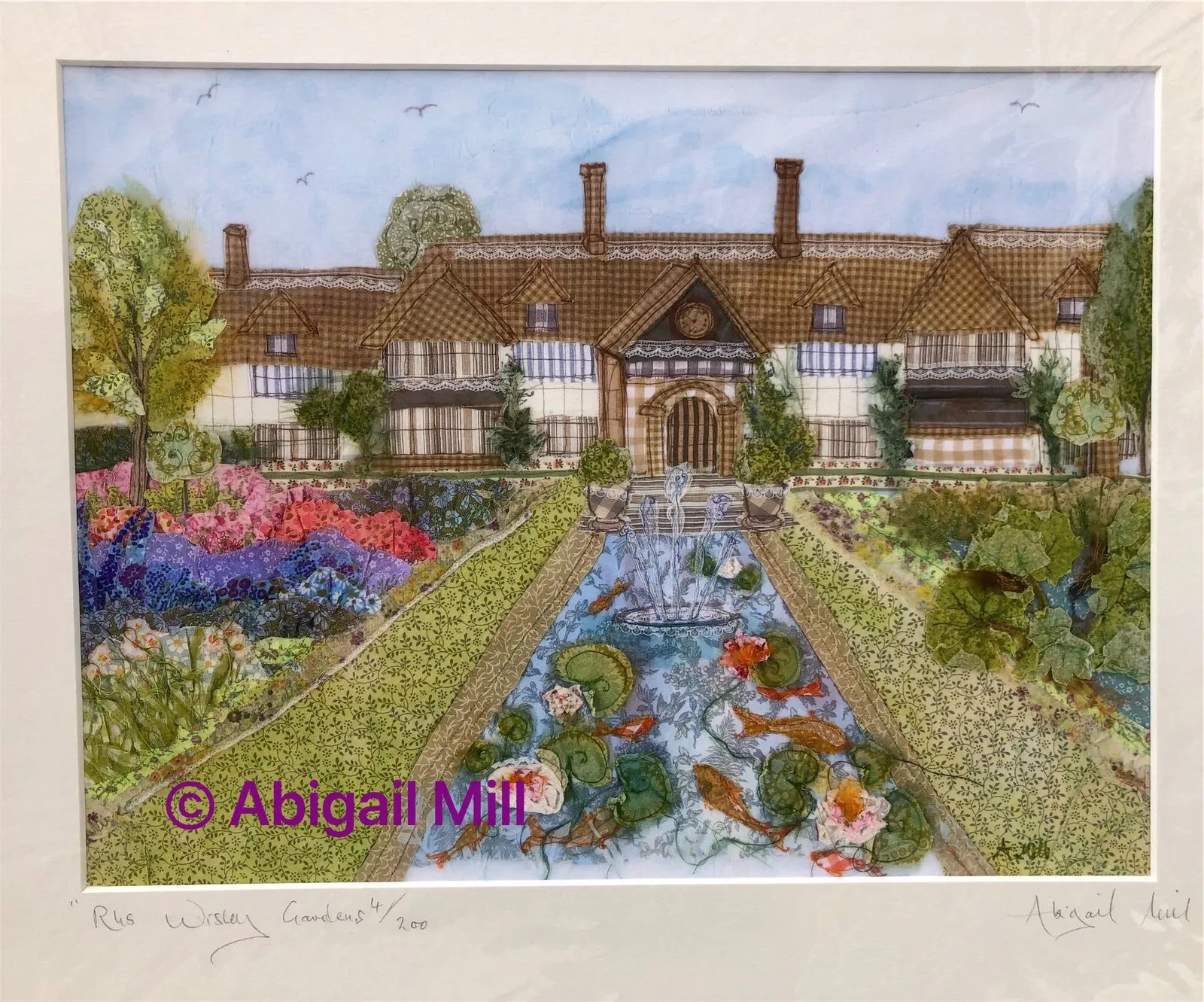 RHS Wisley Garden Giclee Print