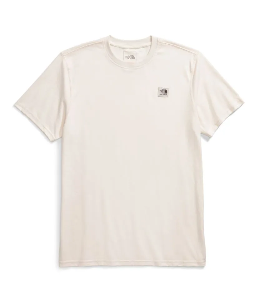 The North Face Mens Heritage Patch Heathered Short Sleeve T-Shirt