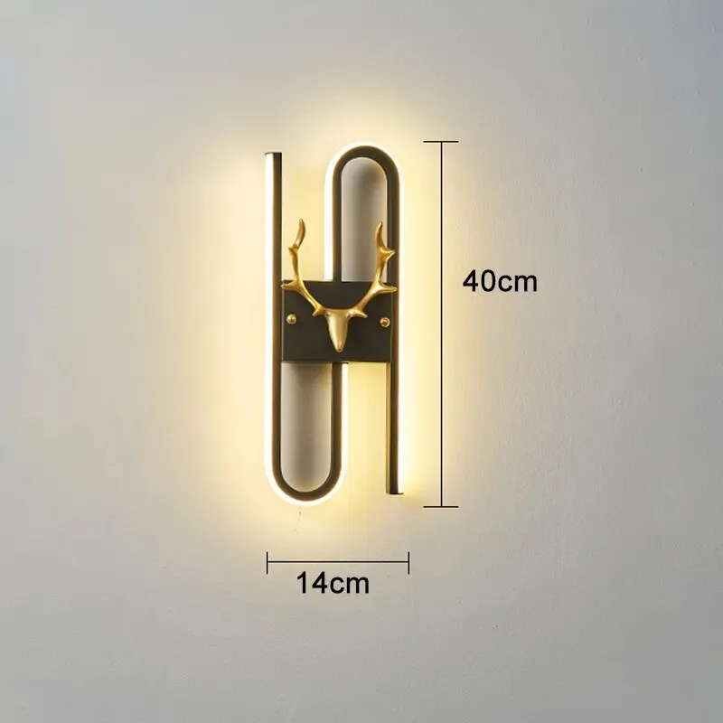 Tunnie Deer LED Wall Lamps Modern Nordic Light