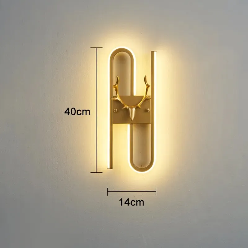 Tunnie Deer LED Wall Lamps Modern Nordic Light