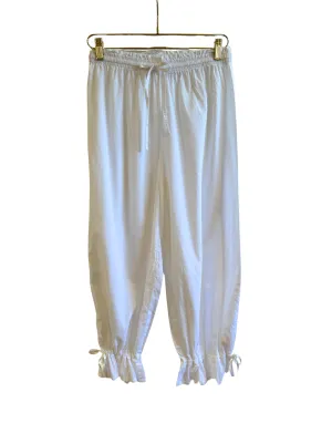 White Cotton Pants