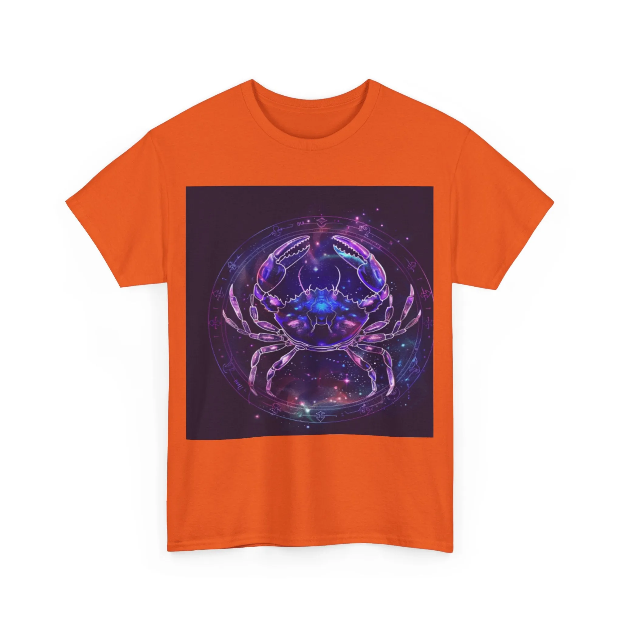 Zodiac Cancer Unisex Heavy Cotton Tee