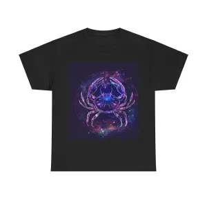 Zodiac Cancer Unisex Heavy Cotton Tee