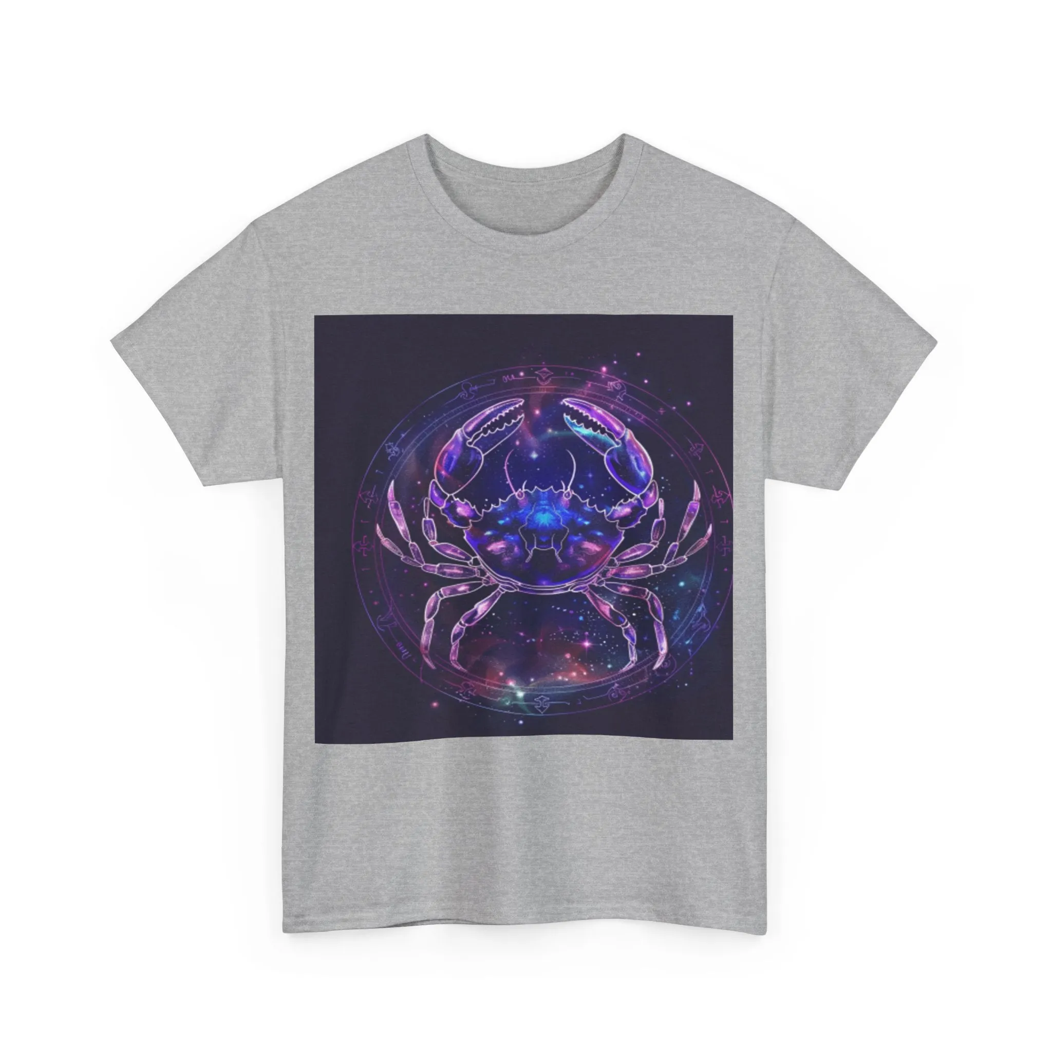 Zodiac Cancer Unisex Heavy Cotton Tee